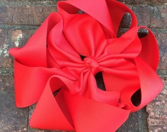 Large hair bow, octopus bow, double double bow, back to school bow,