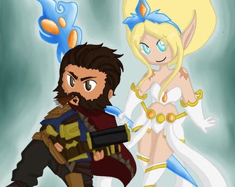 League of Legends | Graves & Janna | Art Print