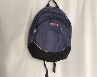 Jansport Backpack Vintage Zipper School Bag Bookbag