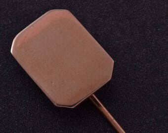 9ct Rose Gold Vintage Stick Pin (710c)