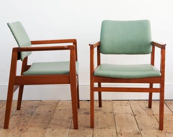 Mid Century Carver Armchair - 2 Available