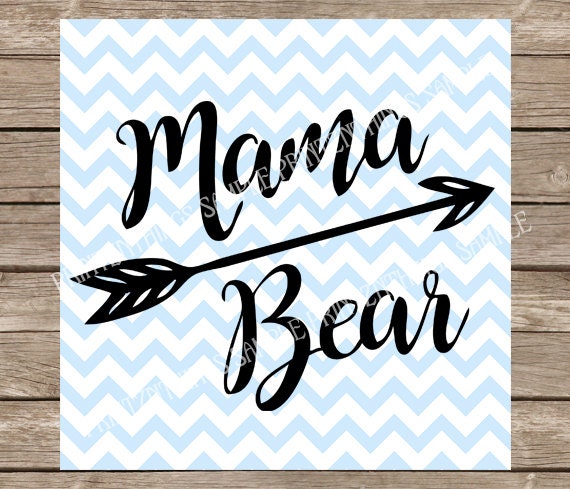 Download Mama Bear svg Arrows svg Arrow svg Tribe svg cut file dxf bear