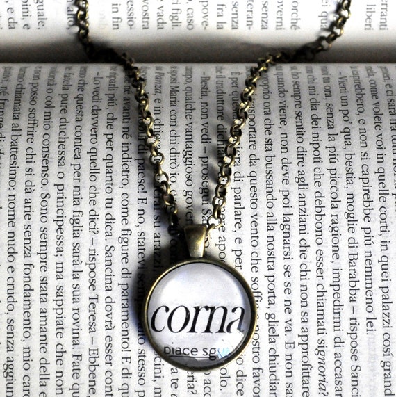 Words necklace