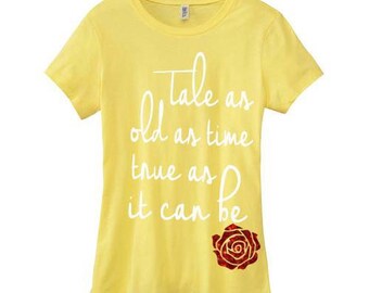 Disney Shirt - Beauty and the Beast Shirt - Belle Shirt - Tale As Old As Time - Princess Belle - Disney Vacation Shirt - Disney World Shirt