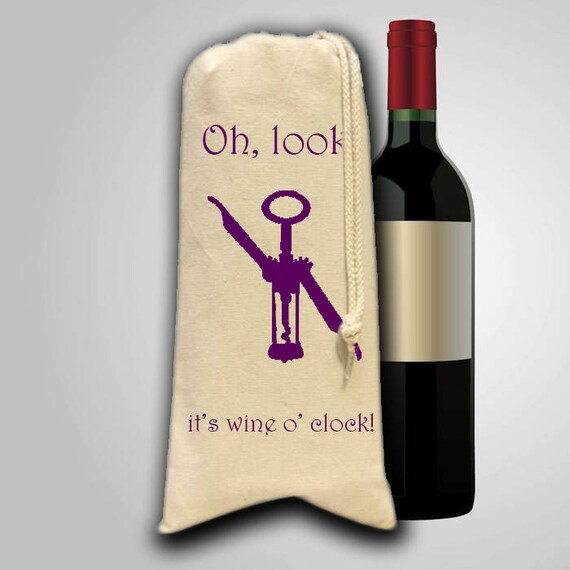 funny wine gift bags