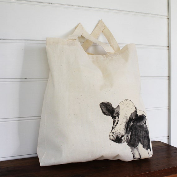 cow print cooler bag