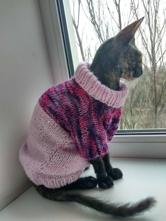 Cat dog clothes warm cat sweater clothes for sphynx sweater