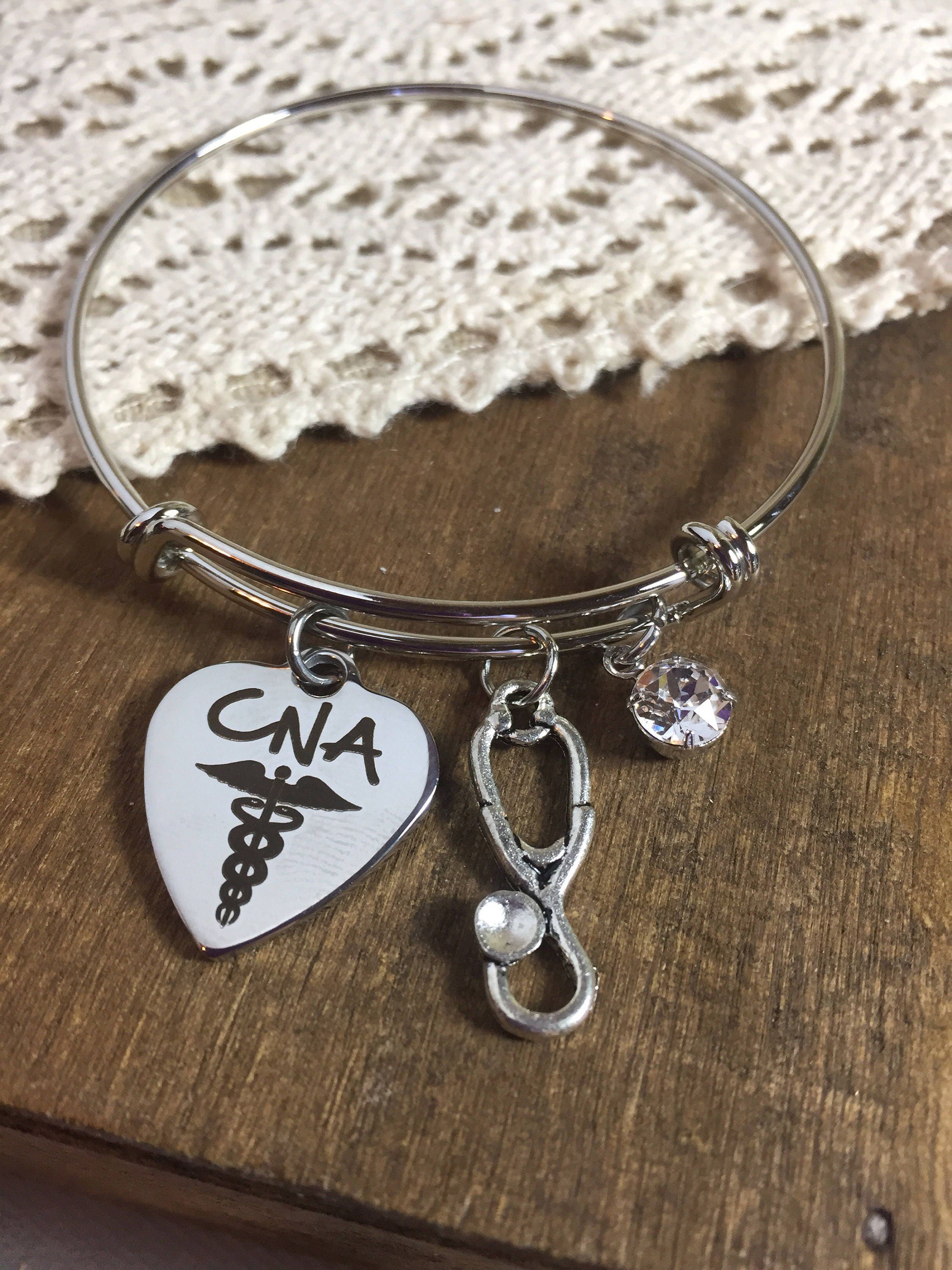 Gift for CNA Cna bracelet bangle bracelet CNA gift