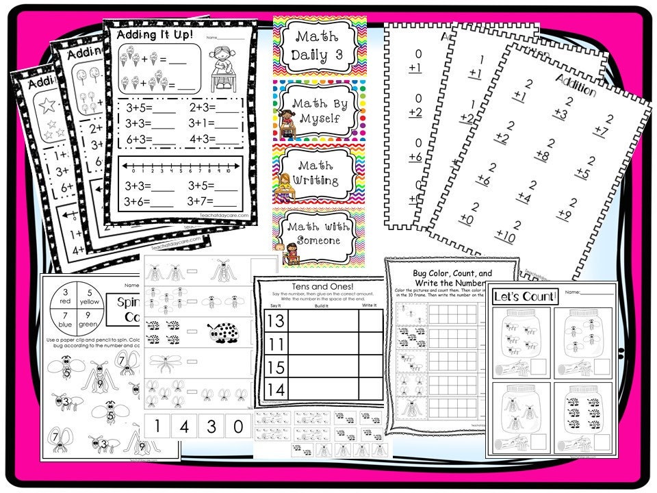 Math Curriculum Download. Preschool-Kindergarten. Worksheets