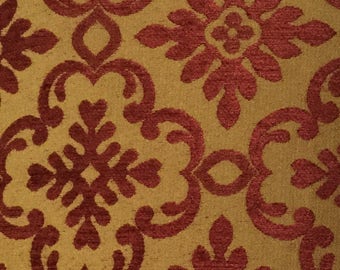 Damask Jacquard Quilted Upholstery Fabric Heavy Upholstery