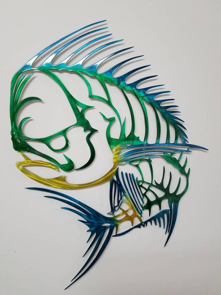 Mahi Mahi Wall Art, Metal Mahi Wall Art, Aluminum Wall Art ...