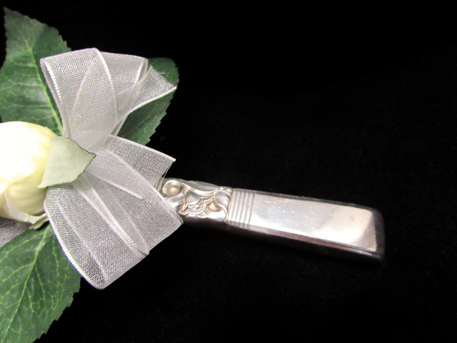 Lapel vase. Lapel pin created from a vintage 'Morning