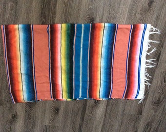 Rose Gold Authentic Mexican Blanket