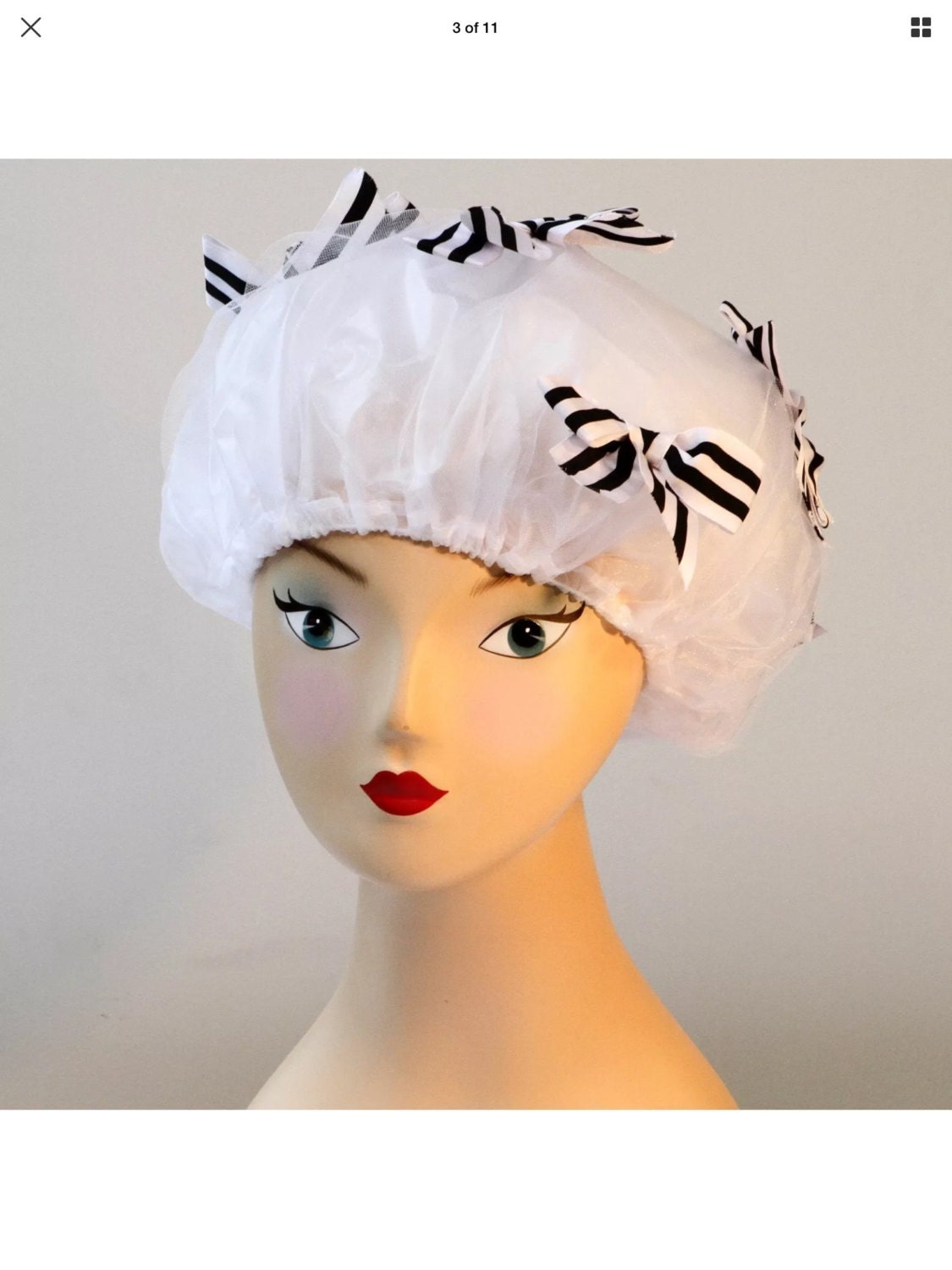 bouffant shower cap