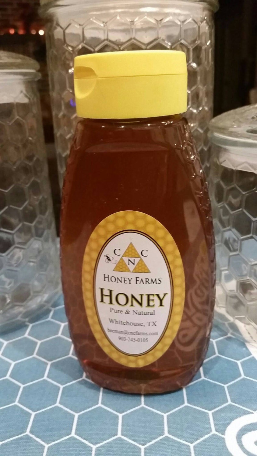 TEXAS Raw Honey 1 Pound Jar