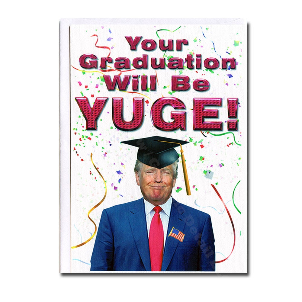donald trump funny graduation card graduation card