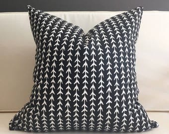 Pillow Cover, Black and White Pillow Cover, NOAH