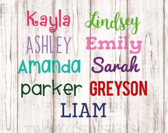 Personalized Vinyl Name Decal, Back to school, Name Decal, Custom Decal, Bento Box Decal,