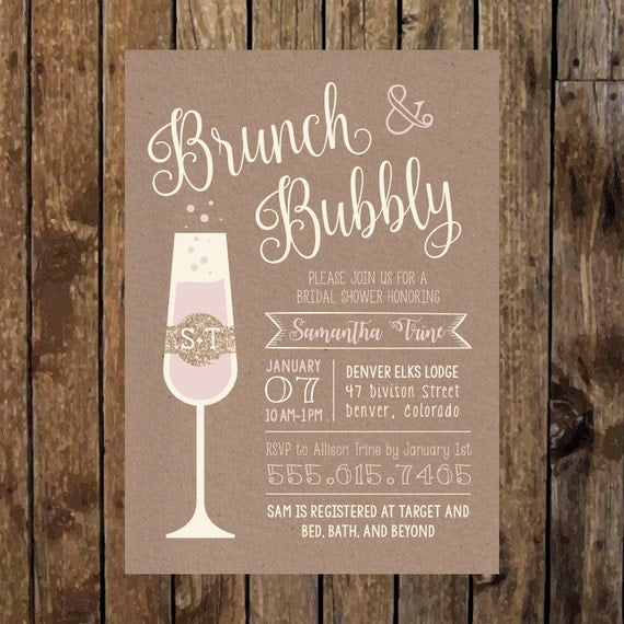 Brunch And Bubbly Invitations 9