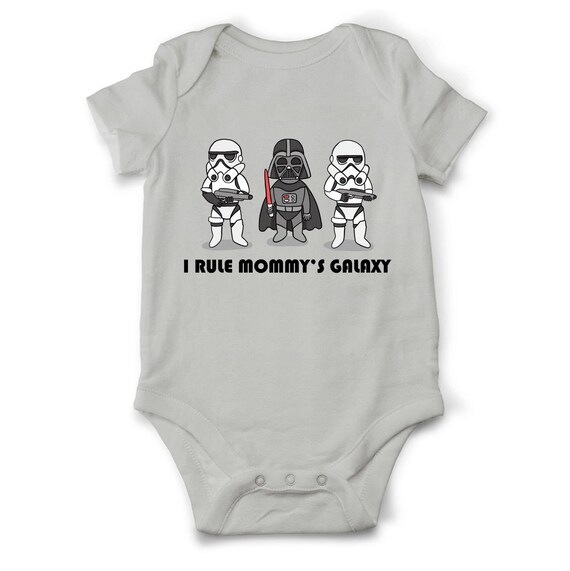 Star wars Baby boy bodysuit Mommy's Galaxy, Star Wars bodysuit, Jedi ...