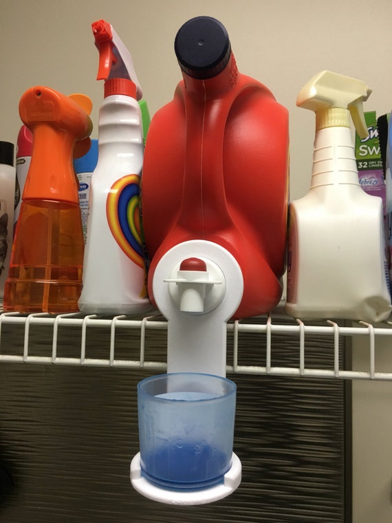 Laundry detergent and fabric softner drip catcher white 3d