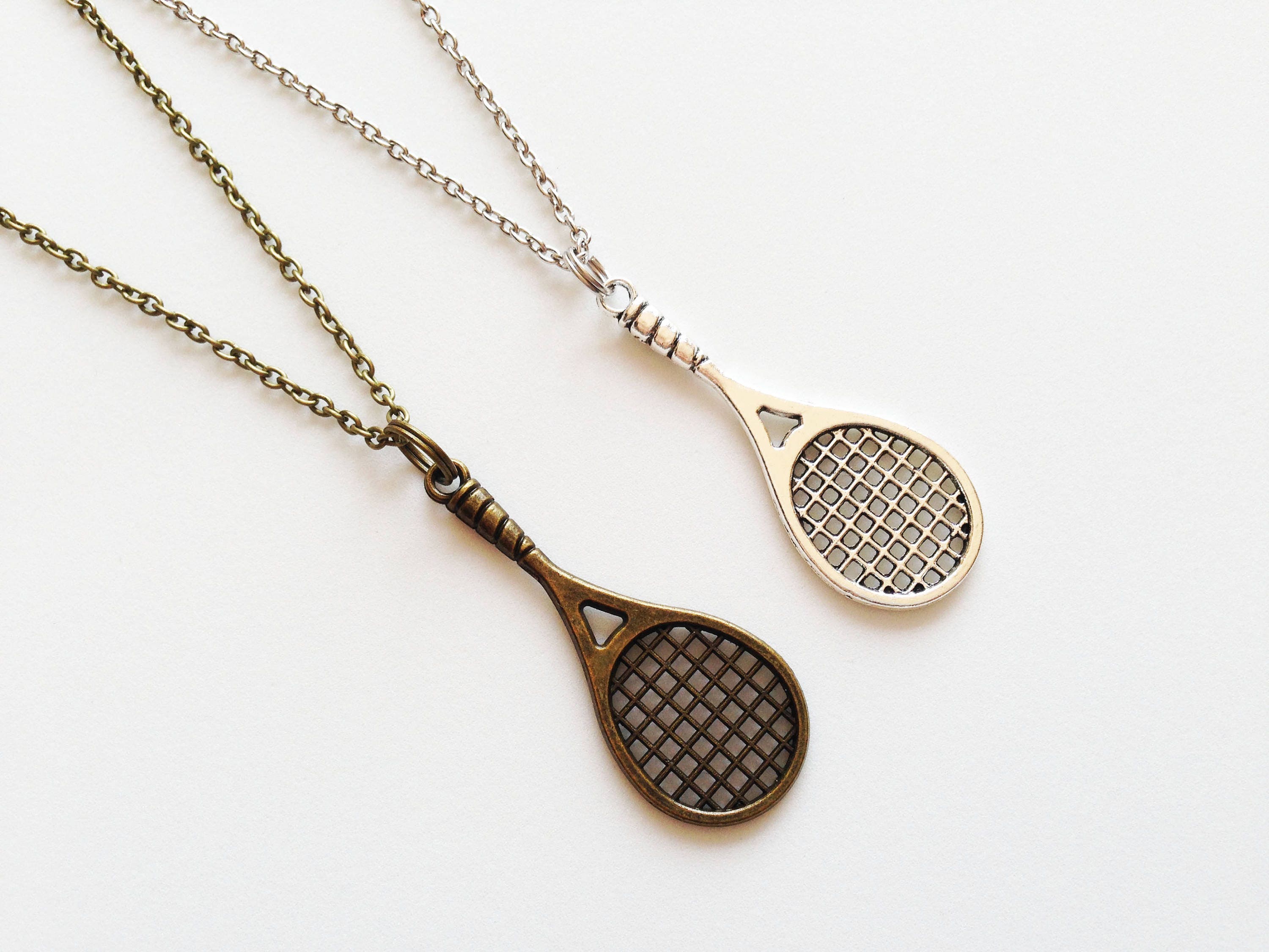 TENNIS RACKET Necklace Tennis Racket Jewelry Tennis Racket