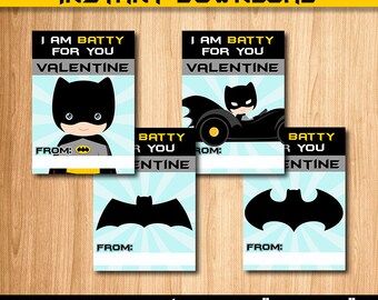 Superhero valentine | Etsy