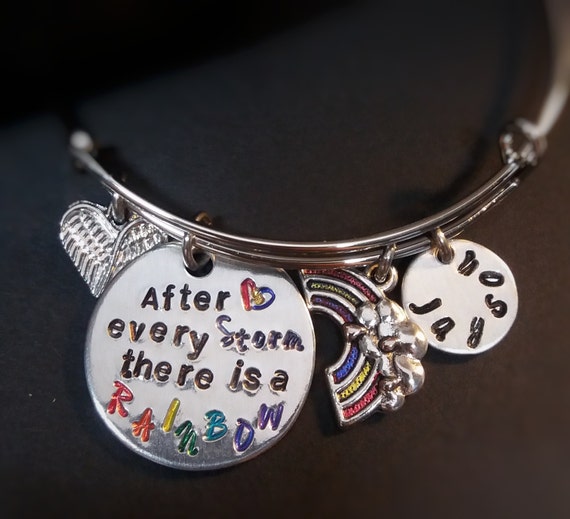 Rainbow Baby Rainbow Baby Gift Rainbow Baby Bracelet