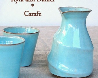 Kyra and Daniel's Wedding registry - A matte black carafe