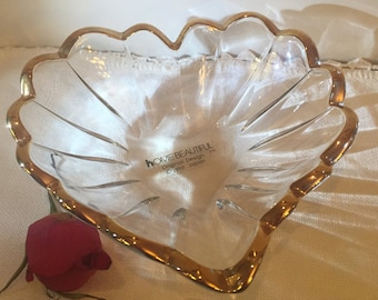 sale cinderella wedding crystal glass ring dish heart gold trim wedding dish candy dish soap dish - Cinderella Wedding Ring sale cinderella wedding crystal glass ring dish heart gold trim wedding dish candy dish soap dish - Cinderella Wedding Ring
