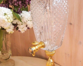 Twisted Absinth-Brunnen Aus Glas – Mit 2 Ausgießern & Deckel | Mundgeblasen Für Traditionelles Absinth-Ritual