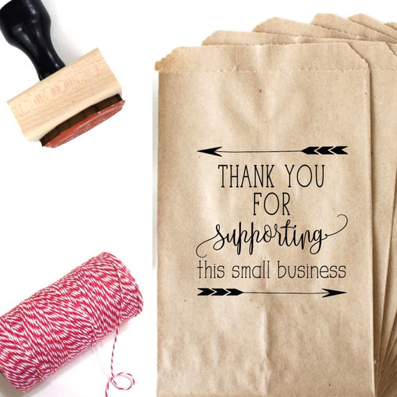 Custom Thank You Stamp Etsy Shop Stamp Thank You For