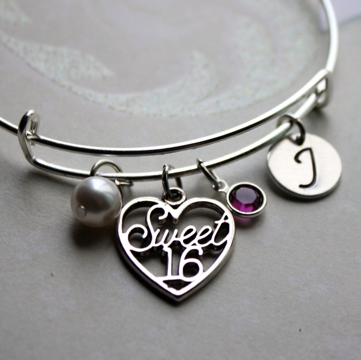 Sweet sixteen charm bracelet Clearance