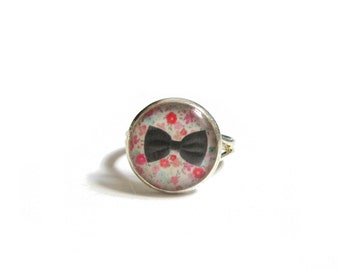 RING FOR GIRLS - bow ring - Tiny ring for kids - ring for children - Little ring - Gift For Girls - Flower Girl Gift - party gift