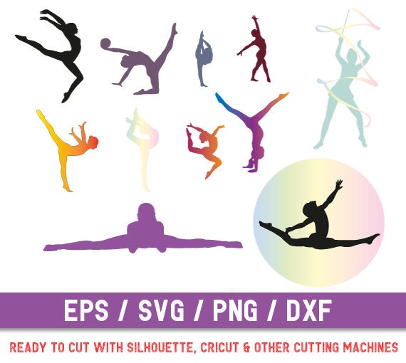 Gymnastics svg fileGymnastics svgGymnastics cut