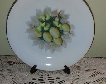 Vintage Ohata China Fig Design on Plate