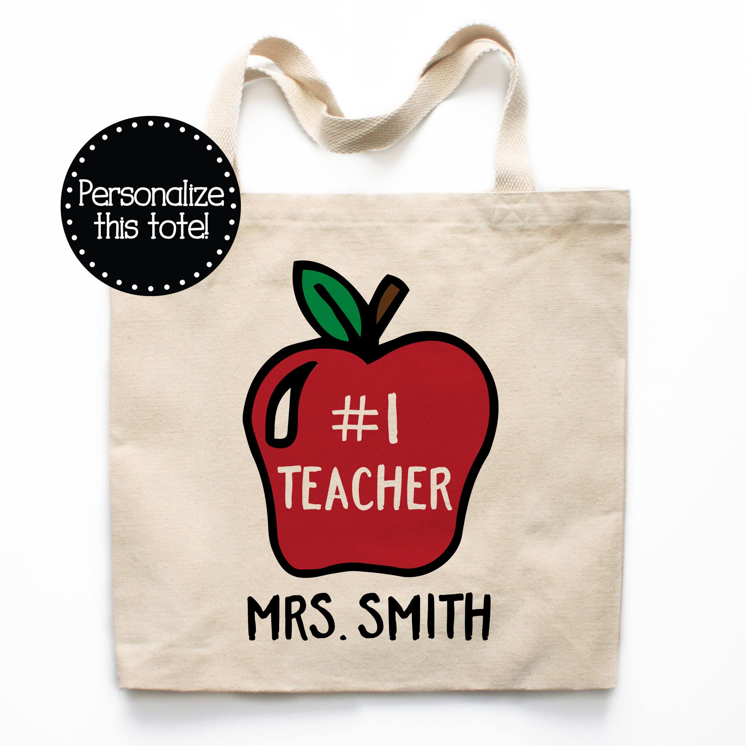 Teacher Gift Teacher Tote Bag Canvas Tote Bag 1 Teacher