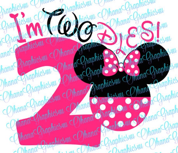 Minnie Im Twodles Svg 7547