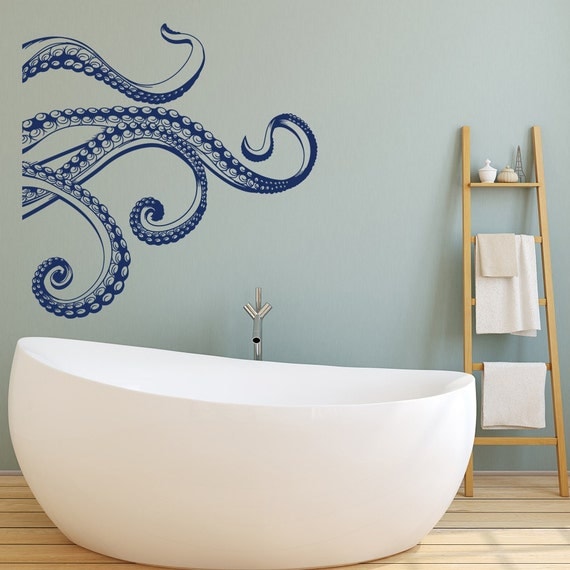 Kraken Octopus Tentacles Vinyl Wall Decal