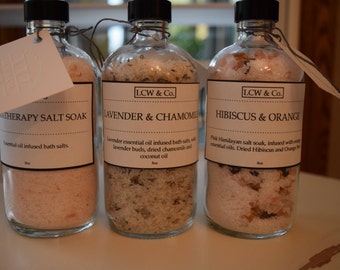 Set of 3 Aromatherapy Bath Salts