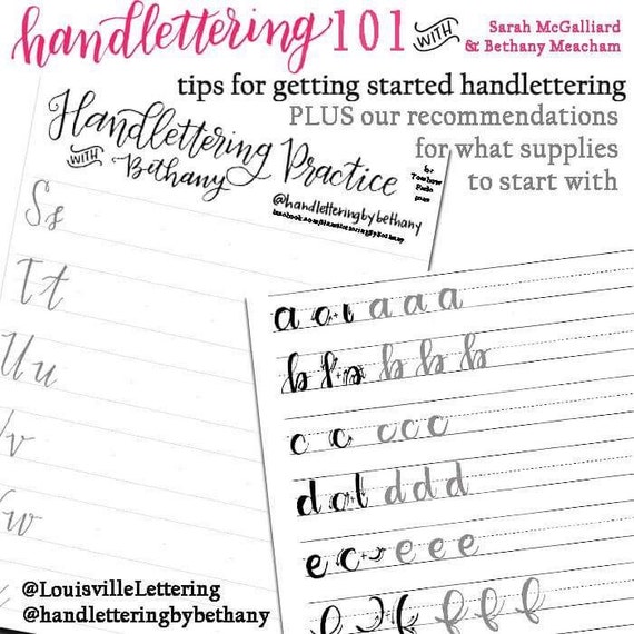 hand lettering 101 pdf free download