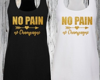 no pain no champagne shirt