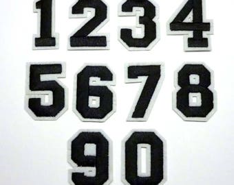 Iron on numbers | Etsy