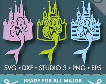70% OFF SALE Disney Castle Svg, Disney Svg, Ariel svg, Princess svg, Disney Monogram Svg, Princess Castle Svg, Cut Files SVG