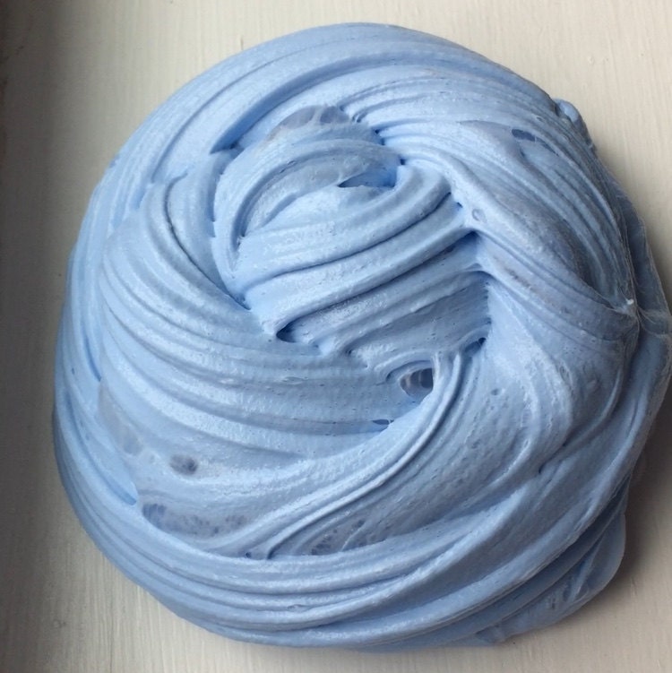 4 oz Periwinkle ultra fluff slime by Radslime on Etsy