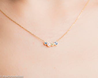 Mothers Necklace Birthstone - Mothers Day Gift - Mothers Day Birthstone - Mothers Birthstone Necklace - Grandma Necklace - Grandmother Gift