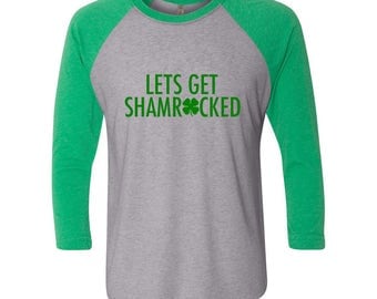 Shamrocked Shirt Lets Get Shamrocked Shirt Shamrock Shirt Drinking Tshirt Drunk 1 Drunk 2 Shirt Leprechaun Shirt St Pattys Day Shirt