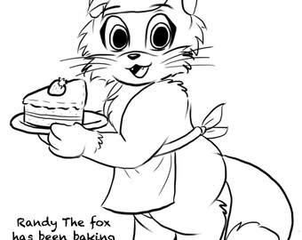 Cute coloring | Etsy