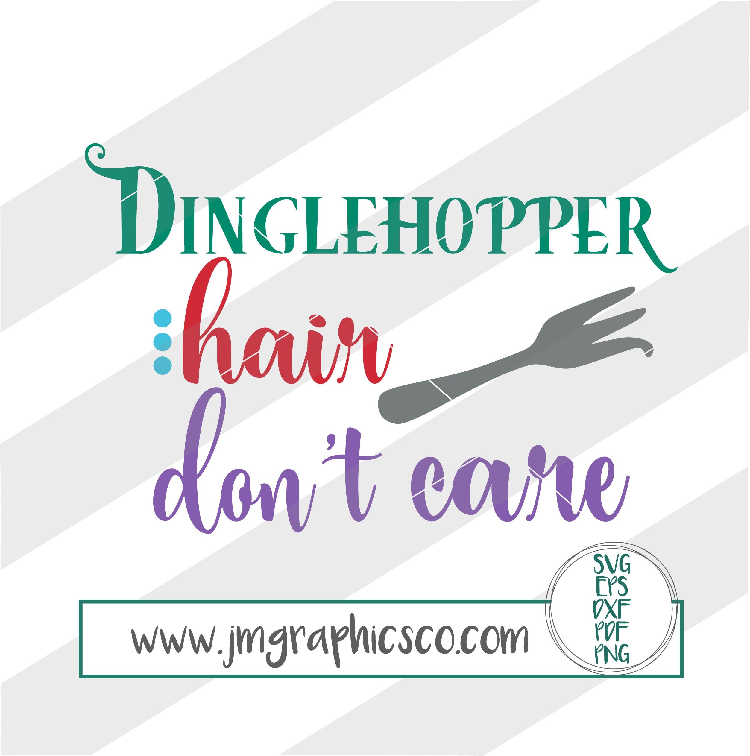 Download Dinglehopper Hair Don't Care Svg Free