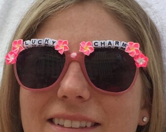 LUCKY CHARM custom bachelorette sunglasses